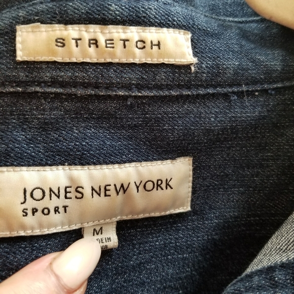 JONES NEW YORK SPORT STRETCH JEAN JACKET - Picture 3 of 6